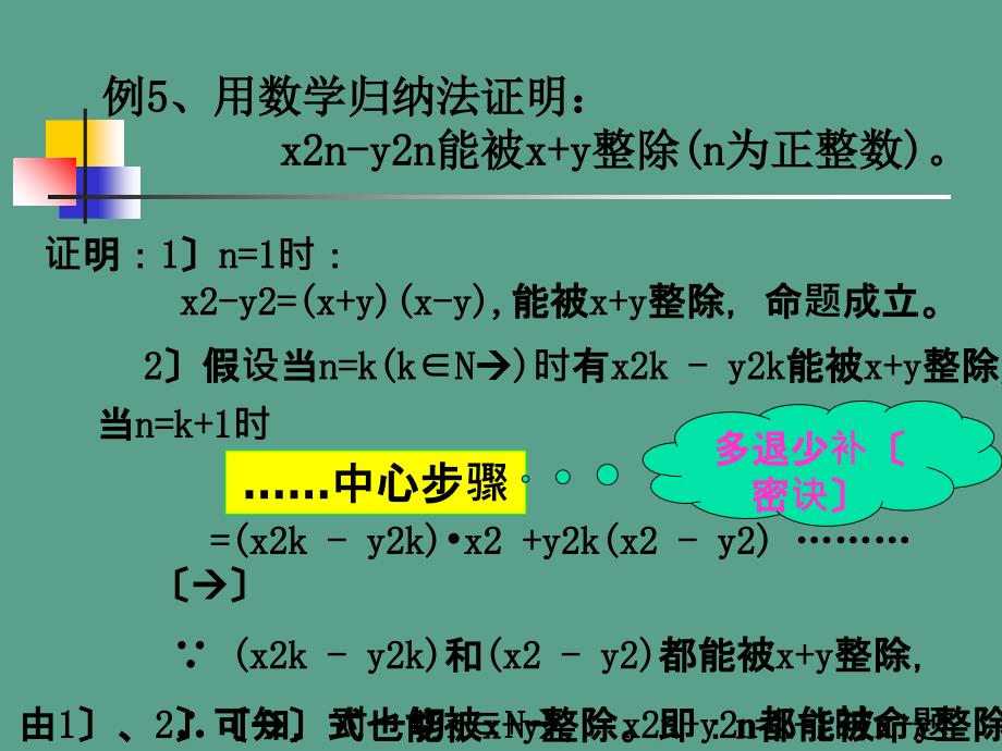 数学归纳法的应用ppt课件_第4页