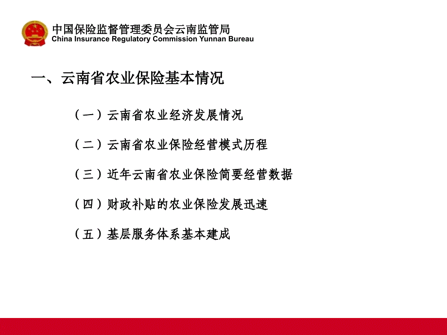 云南省农业保险发展情况课件_第3页