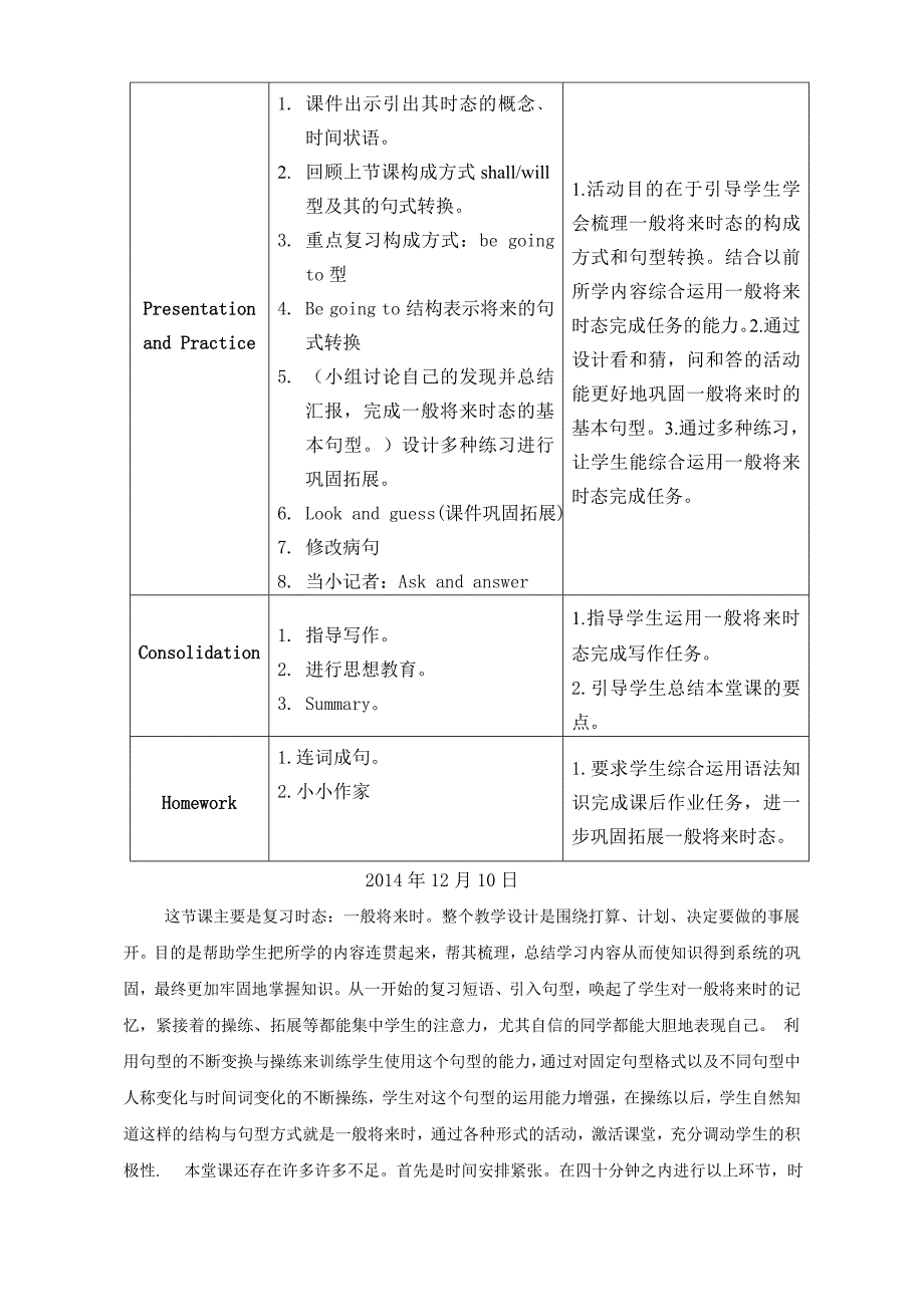 一般将来时态的语法复习课设计.doc_第2页