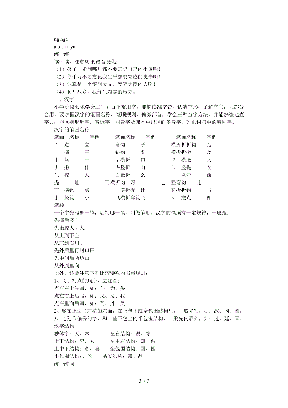 六年级毕业语文多音字组词、改正错别字复习归类资料1-汉语拼音、汉字_第3页