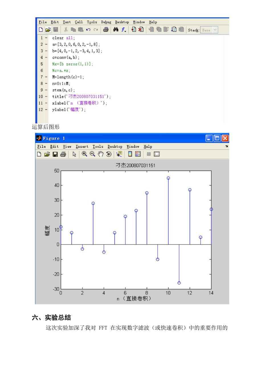 实验6 利用FFT实现快速卷积_第3页