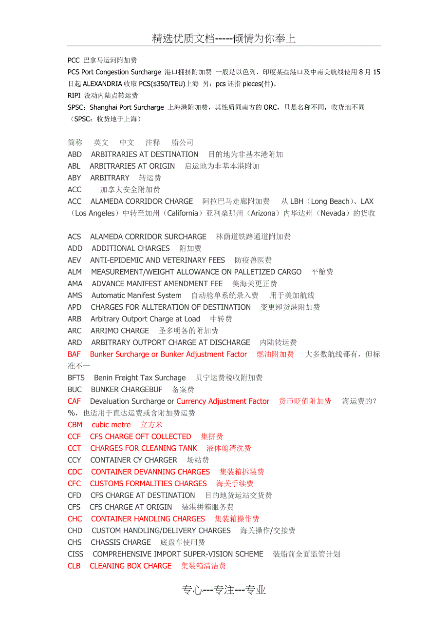 海运费用大全_第5页