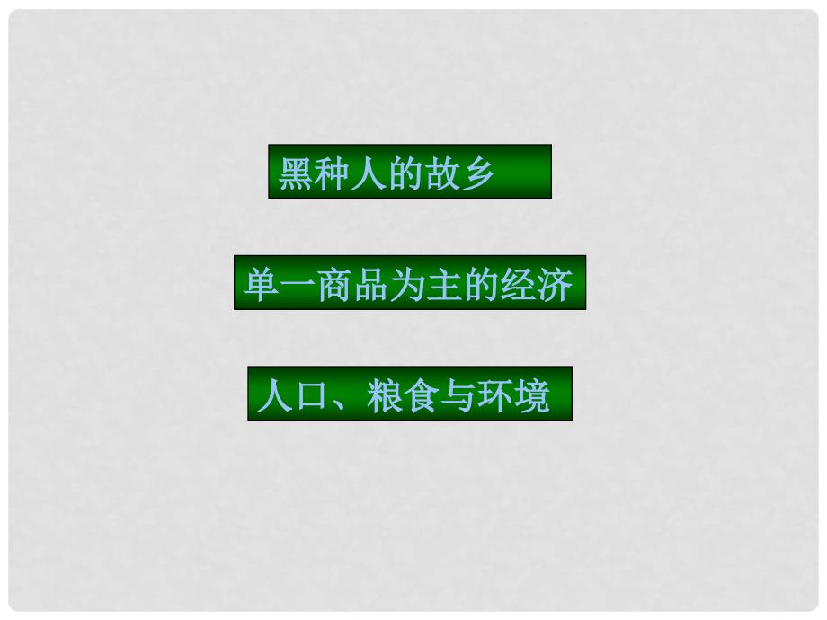 山西省忻州市第五中学七年级地理上册 9.3 撒哈拉以南的非洲课件 晋教版_第2页