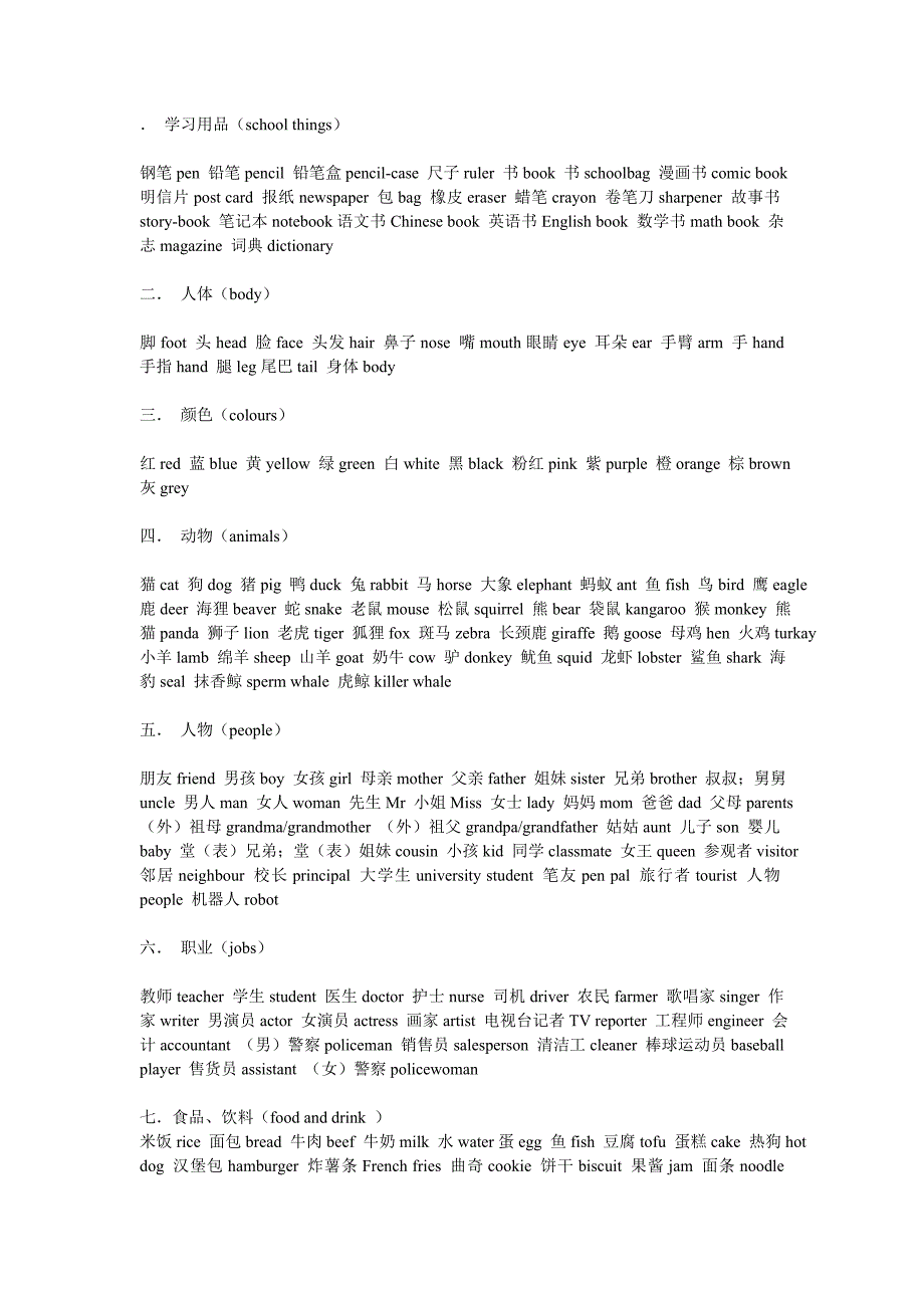 小学六年级英语单词.doc_第1页