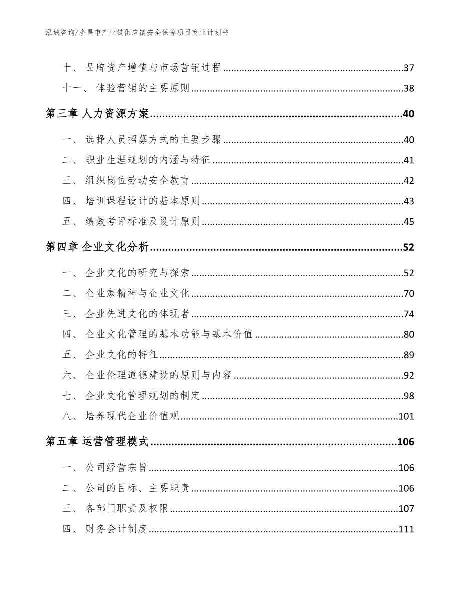 隆昌市产业链供应链安全保障项目商业计划书_第4页