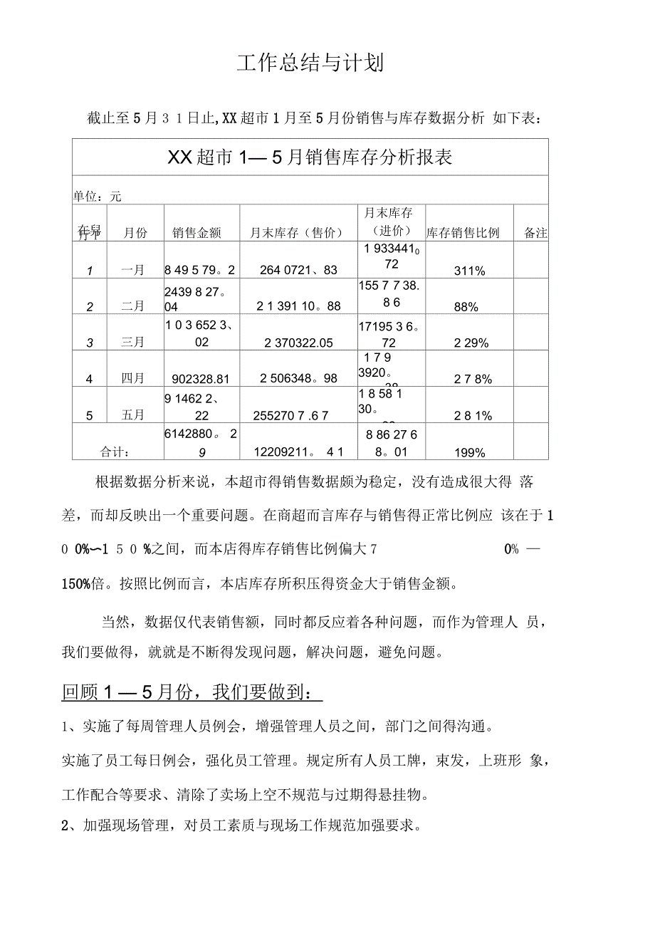 超市工作计划_第1页