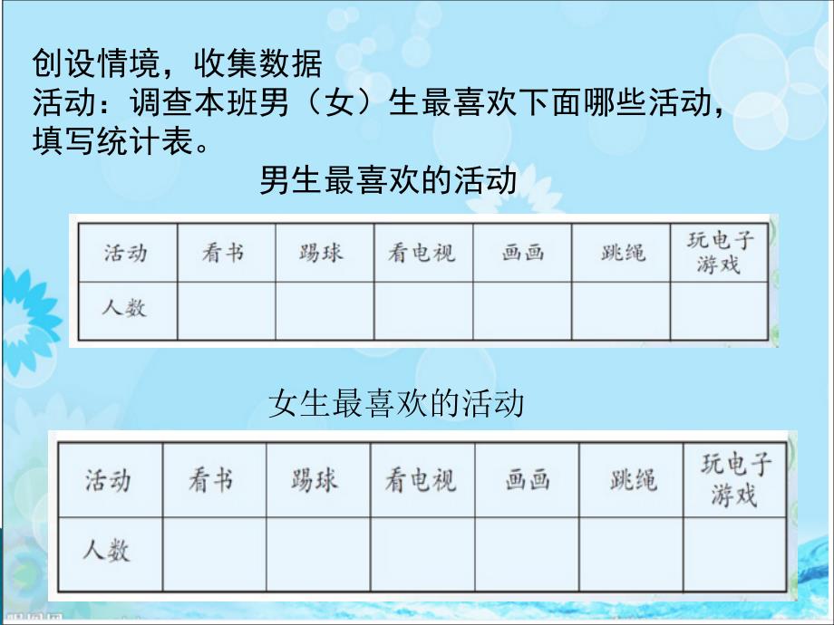 三年级数学下册课件3复式统计表人教版共12张PPT_第3页