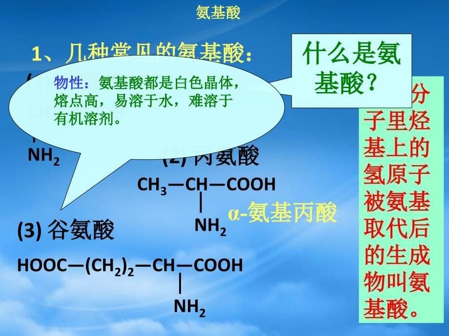 高中化学第一章关注营养平衡第三节生命的基础蛋白质第3课时课件新人教选修1_第5页