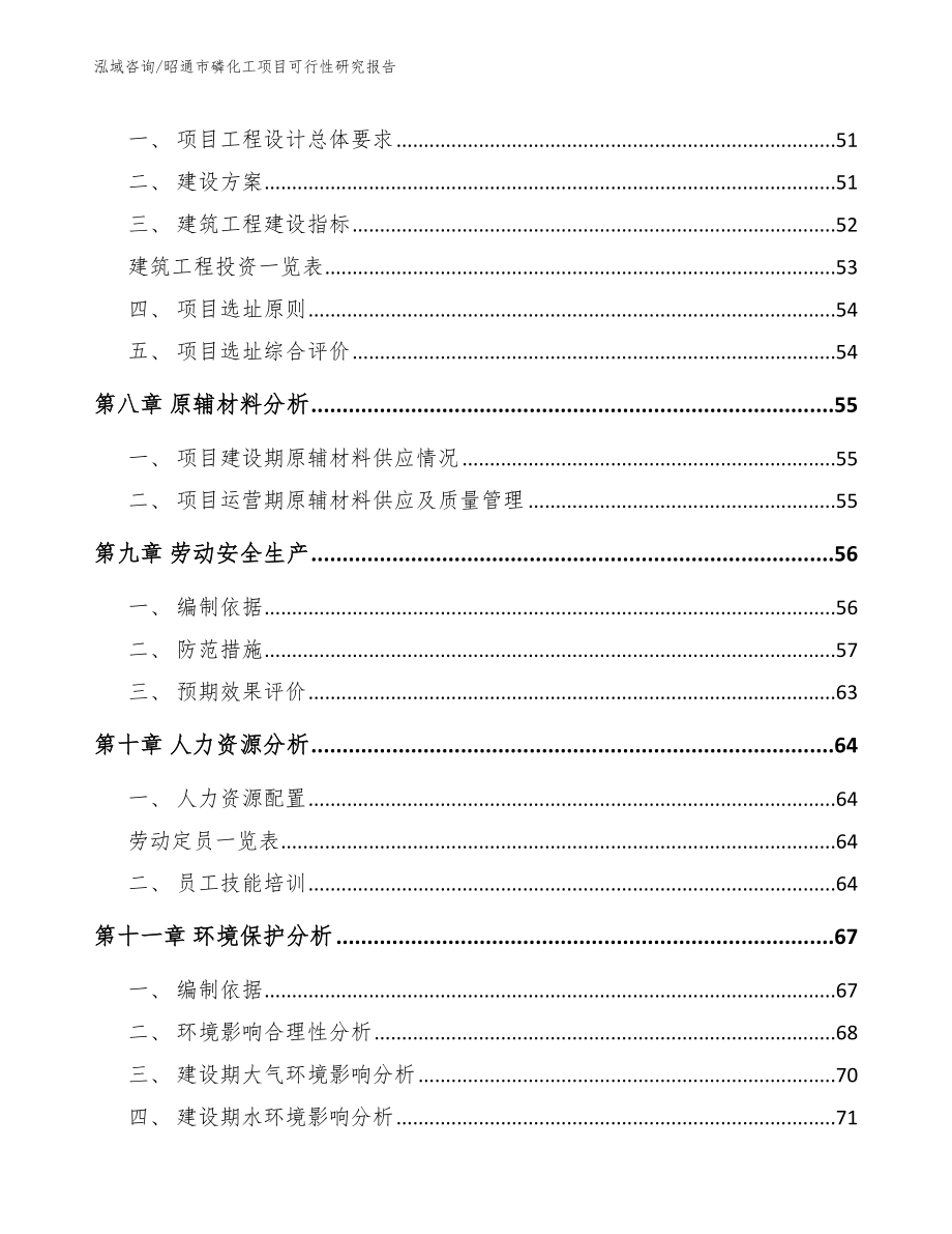 昭通市磷化工项目可行性研究报告模板参考_第4页