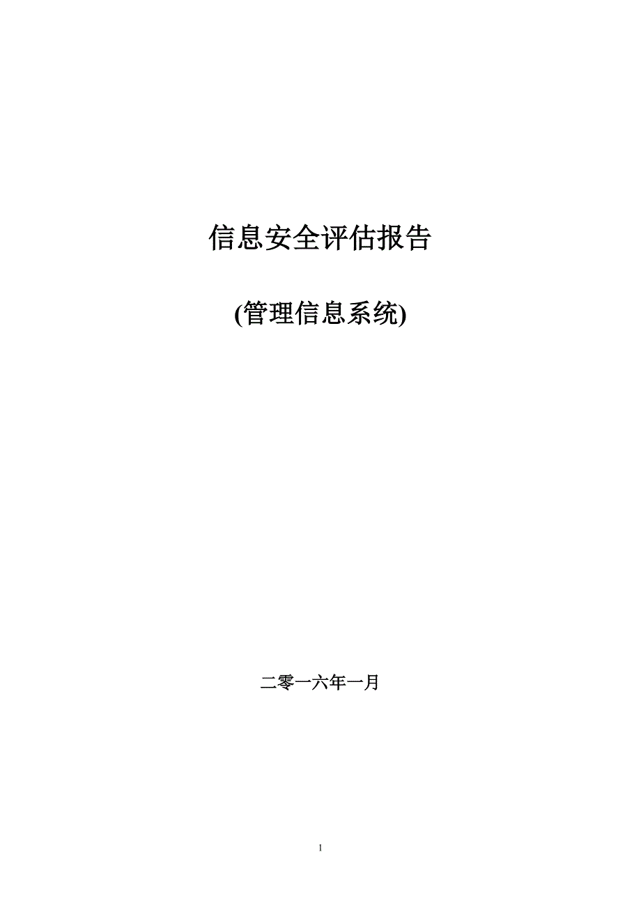 信息安全评估报告_第1页