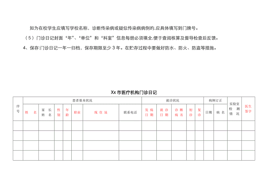 医疗机构门诊日志_第3页