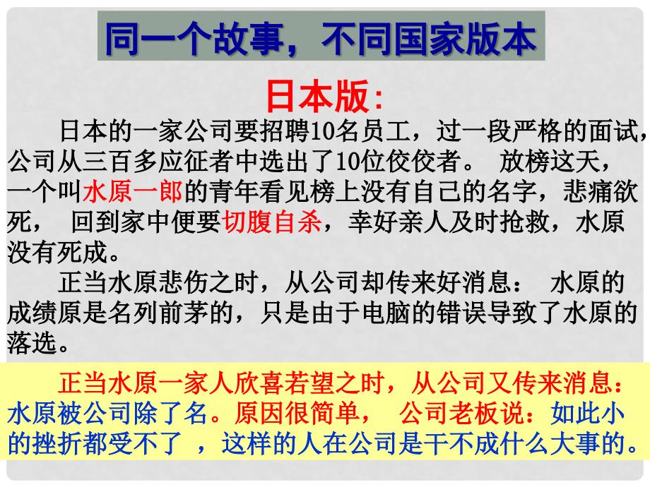 高中政治 第二课 第一框 感受文化的影响课件 新人教版必修3_第2页