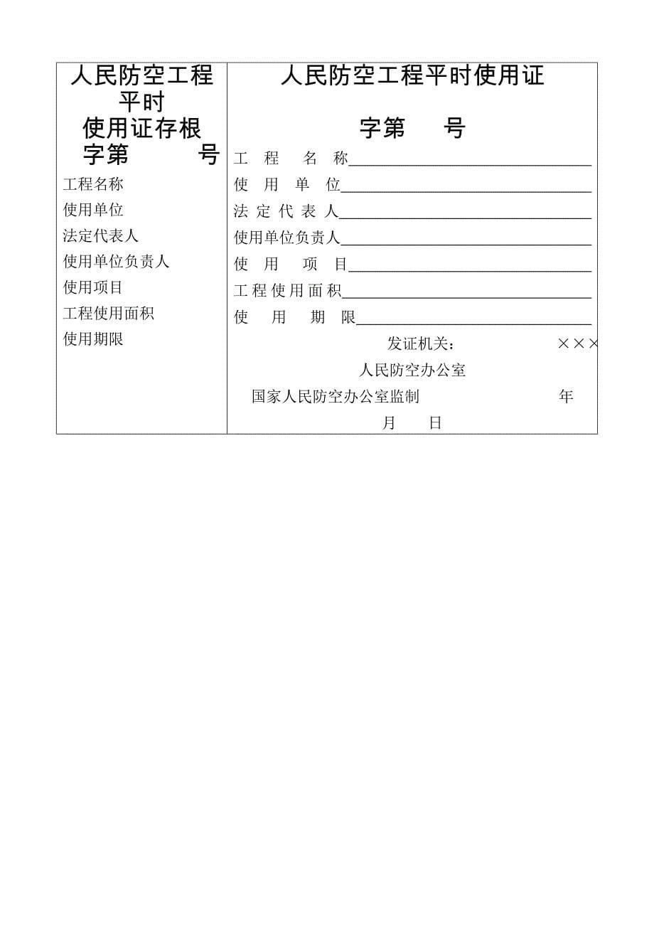 人民防空工程租赁使用合同_第5页