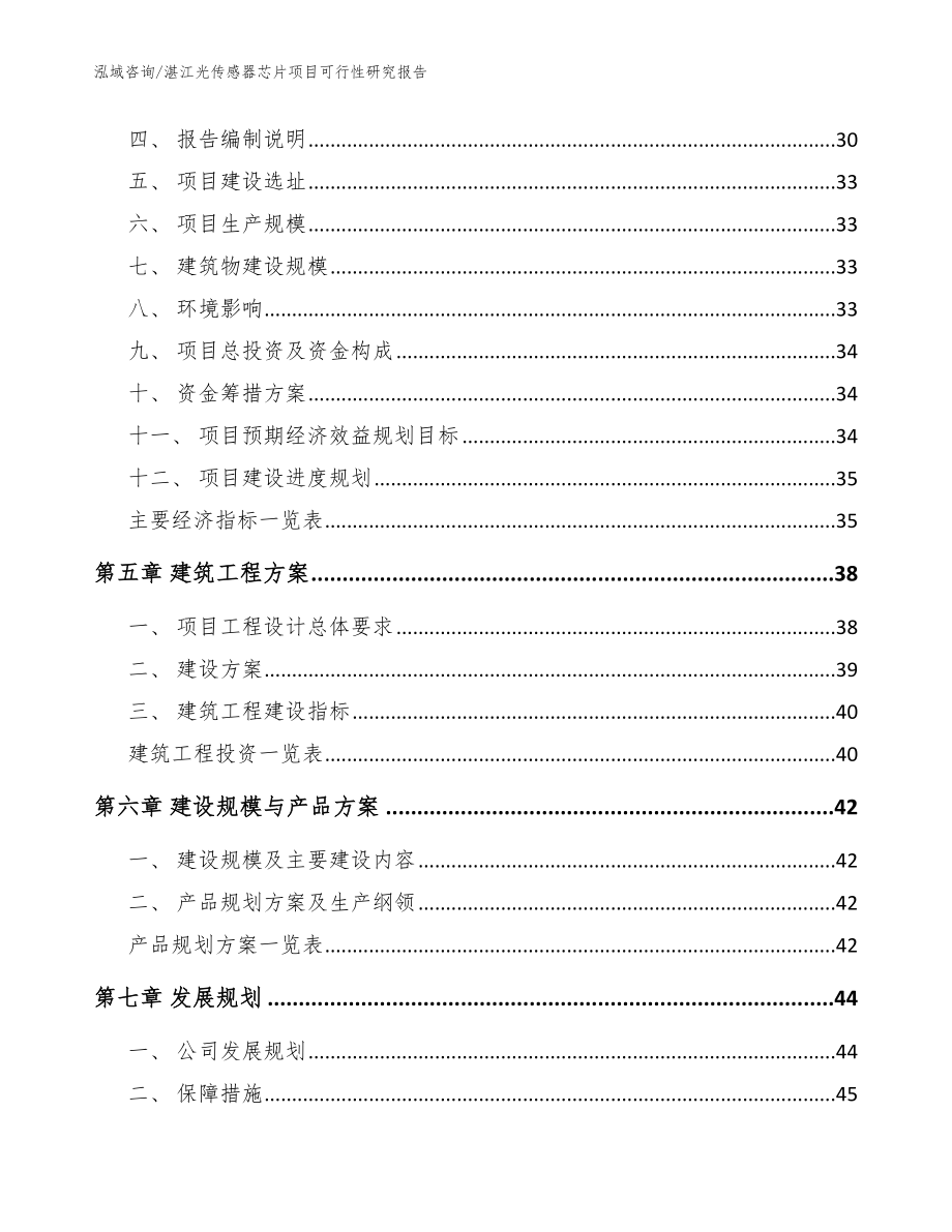 湛江光传感器芯片项目可行性研究报告（模板）_第3页