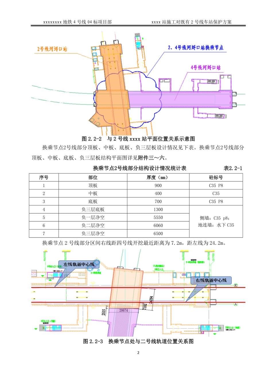 地铁中转站点施工对原有地铁保护方案).doc_第5页