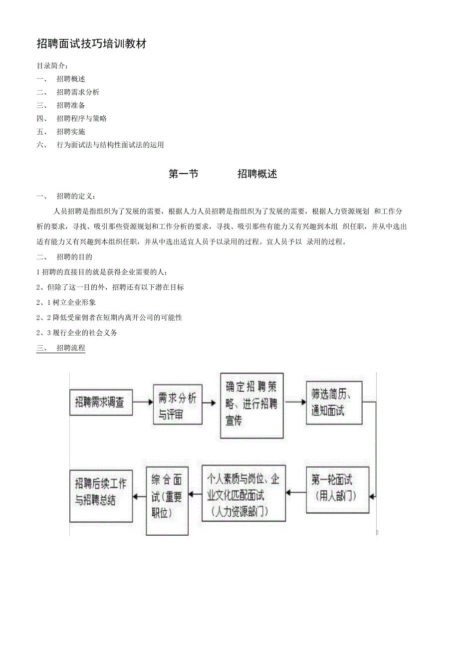 招聘面试技巧培训教材_第1页