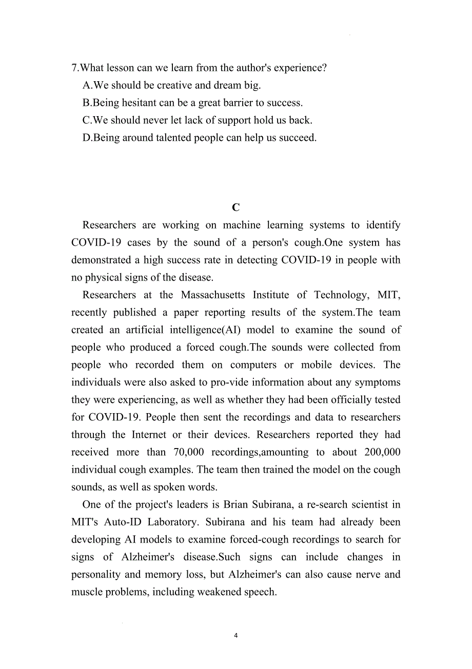 高三英语高考前题组通关1.docx_第4页