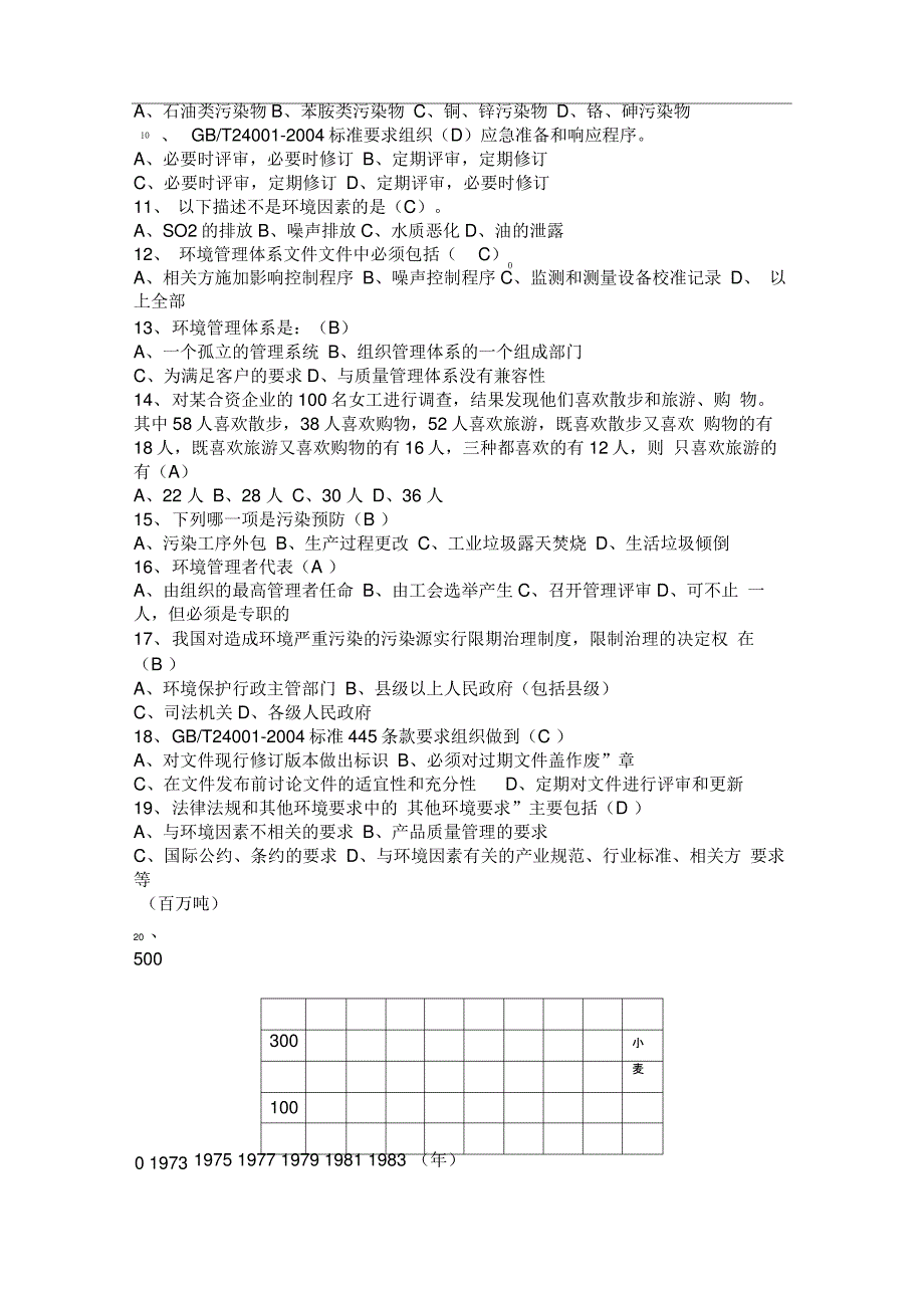 iso14000注册审核员培训练习题4_第2页