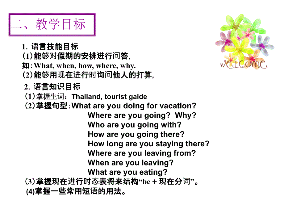 新目标人教版初中英语八年级上册《Unit 3 What are you doing for vacation 》课件_第4页