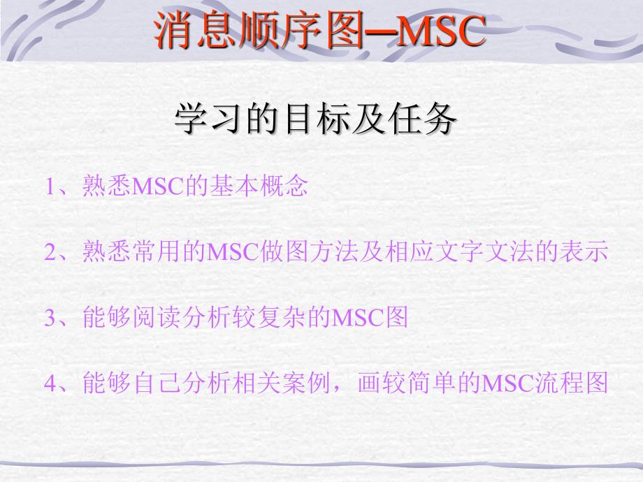 消息顺序图MSC讲义课件_第2页