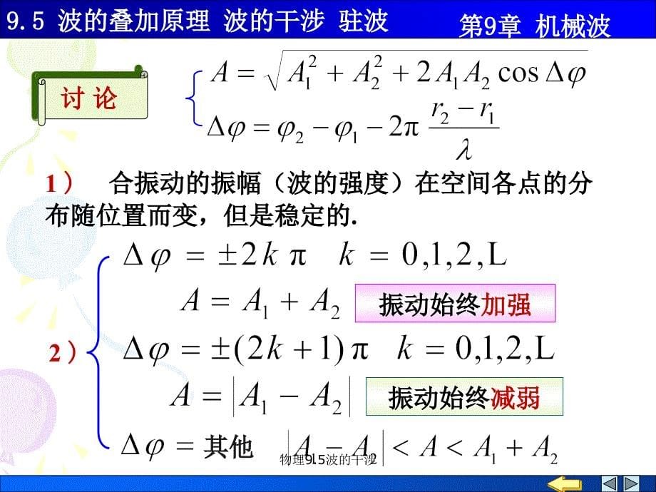 物理9.5波的干涉课件_第5页