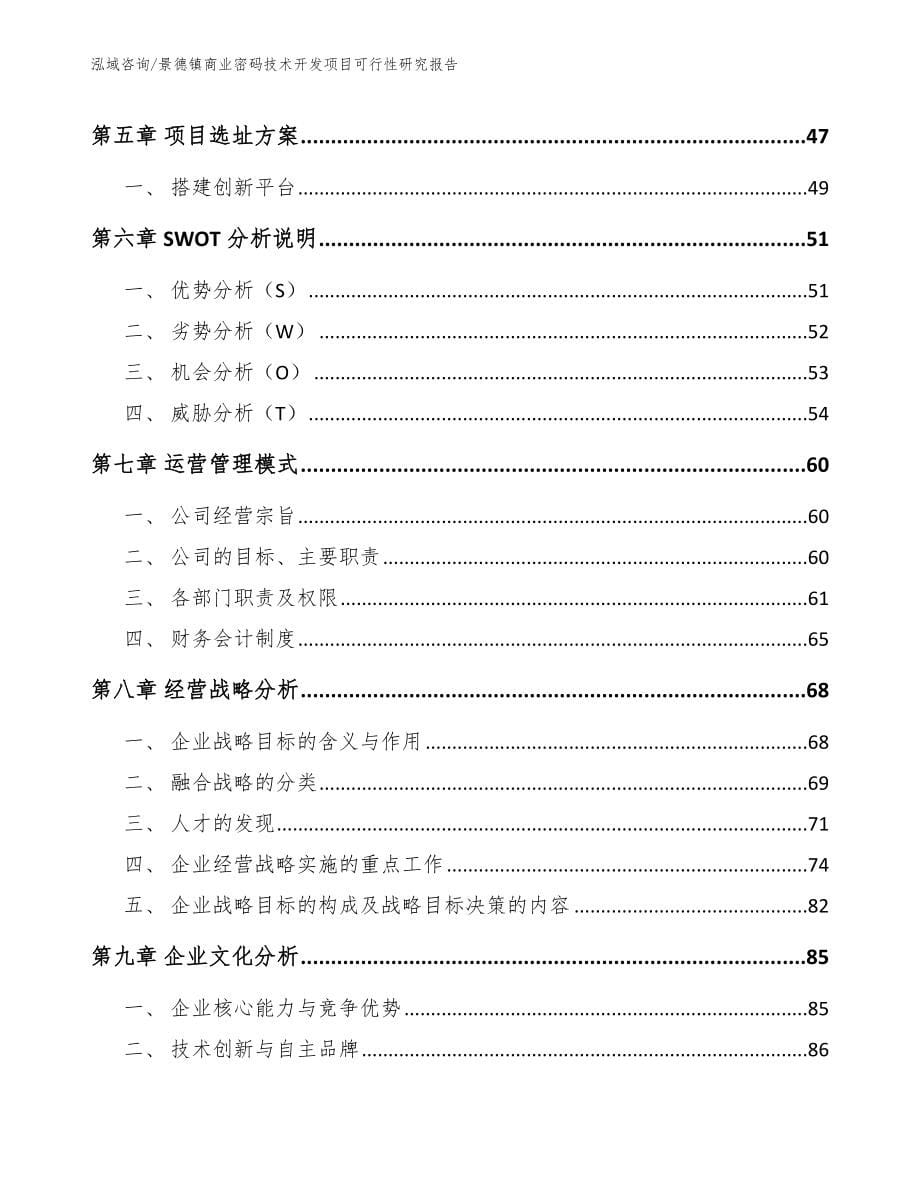 景德镇商业密码技术开发项目可行性研究报告【模板范文】_第5页