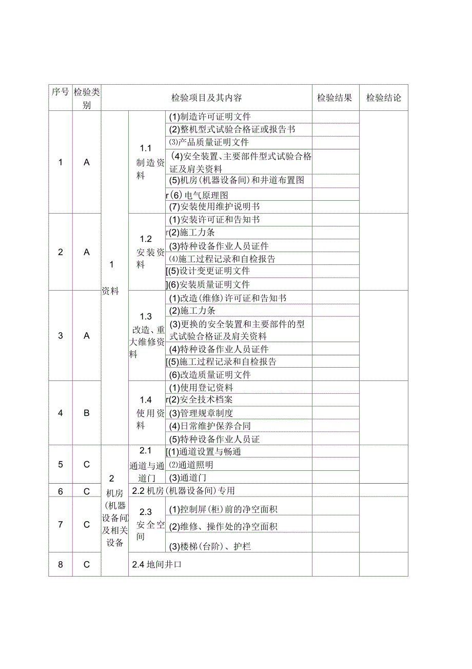 (T)电梯委托检验报告(曳引)_第4页