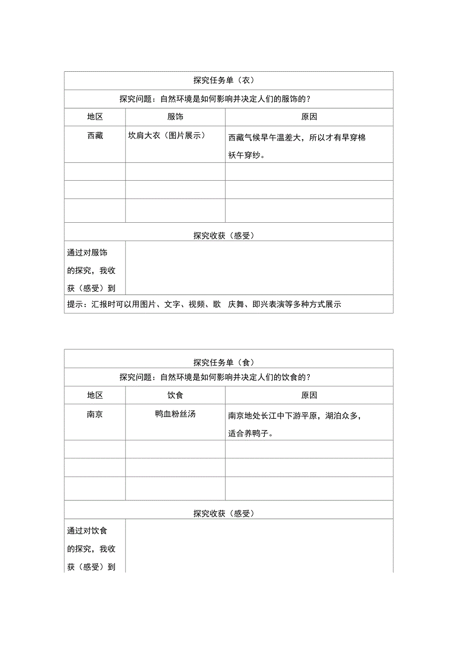 不同地区不同生活教学设计与学案DOC_第3页