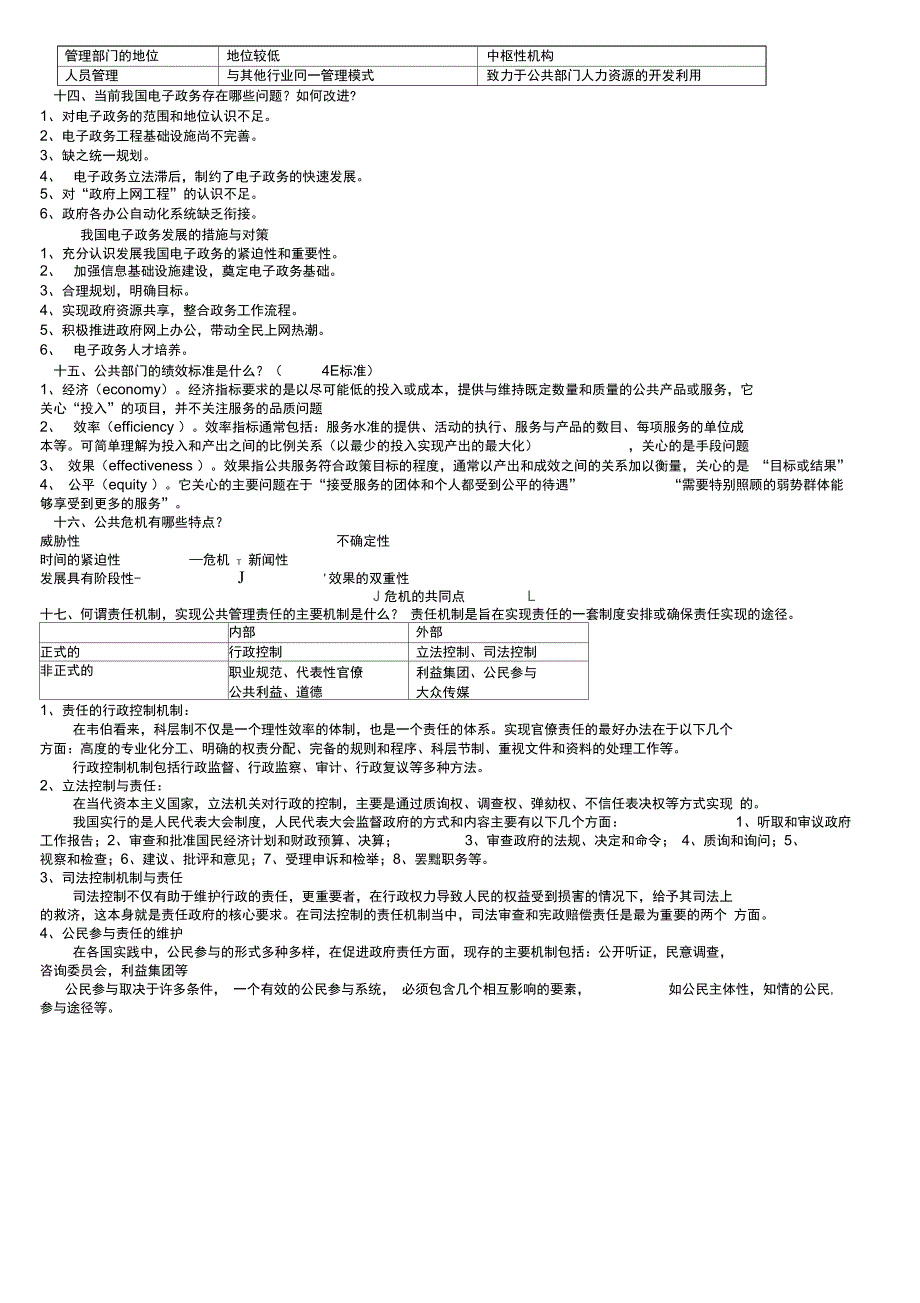 公共管理学思考题_第3页