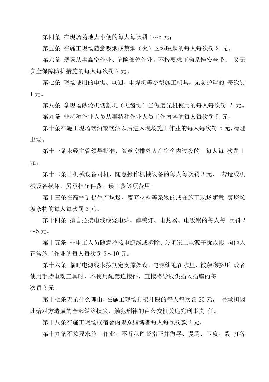 安全文明施工处罚实施细则.docx_第5页