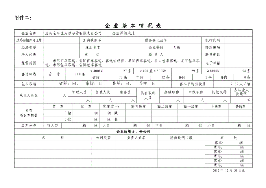 技能培训专题企业基本情况和安全生产组织架构_第1页