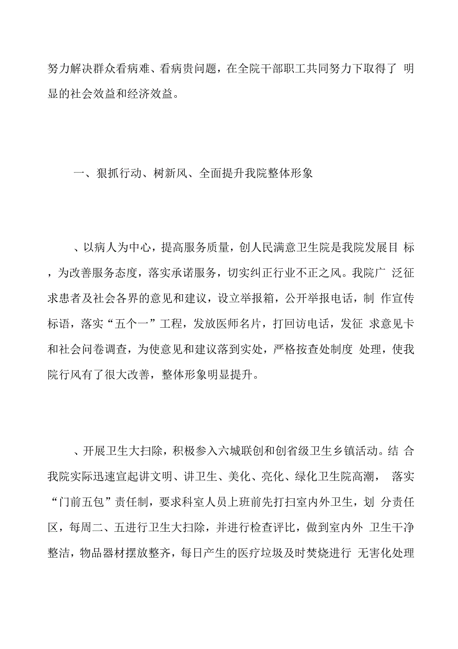 卫生系统年度考核表个人总结_第2页