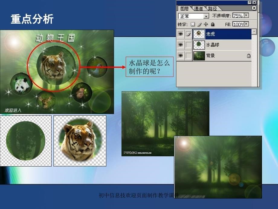 初中信息技欢迎页面制作教学课件_第5页