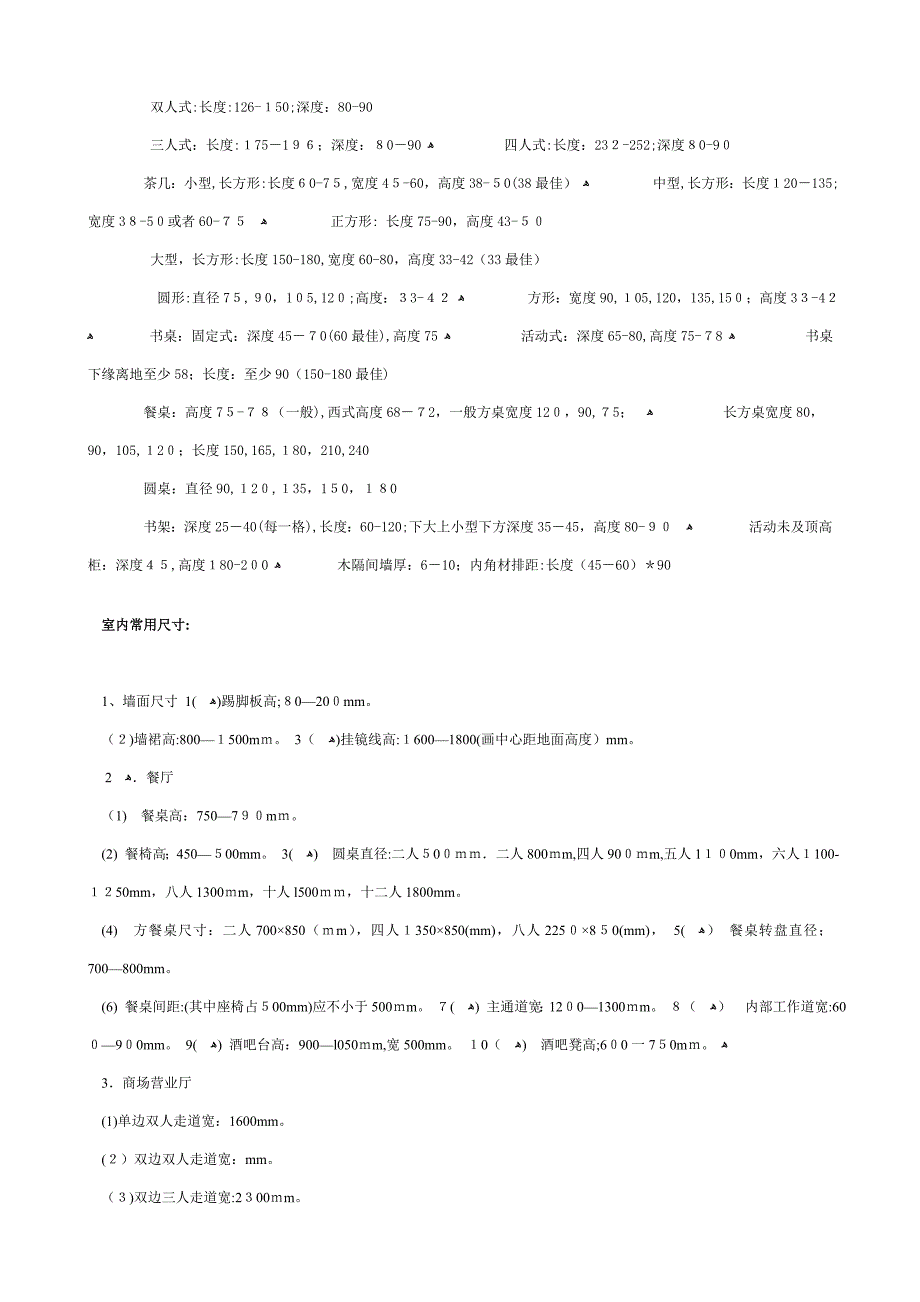 最新室内设计标准尺寸_第4页