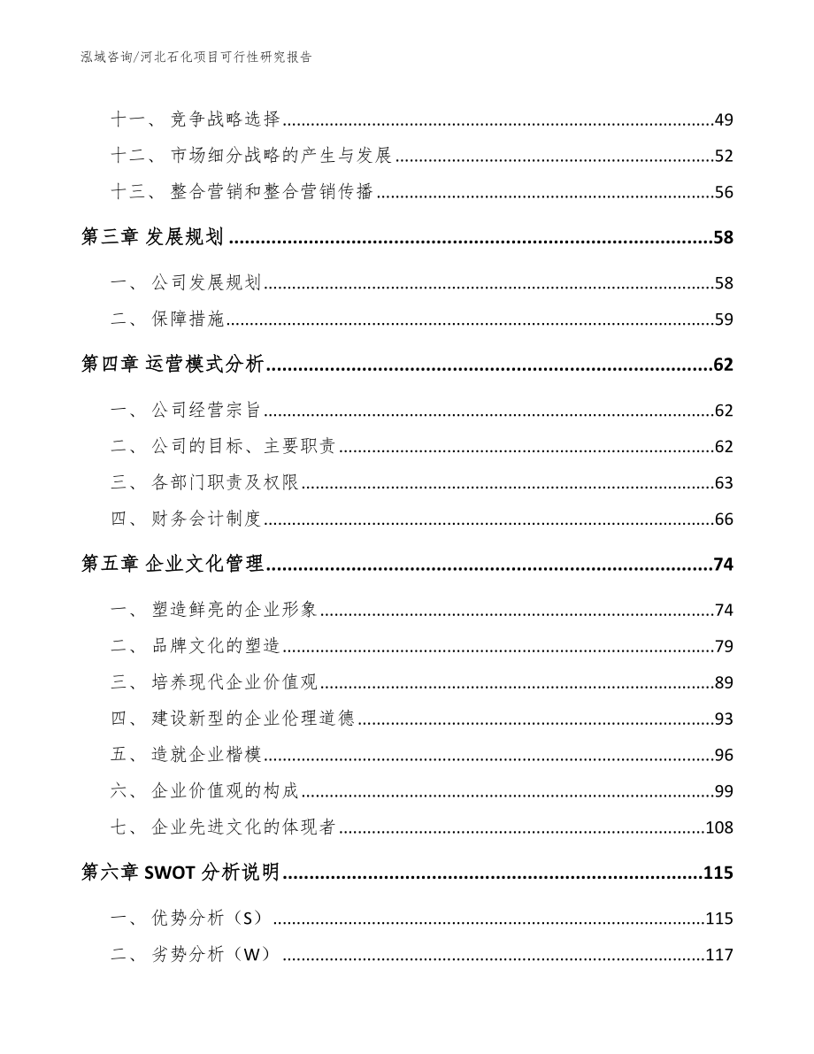 河北石化项目可行性研究报告_模板参考_第4页