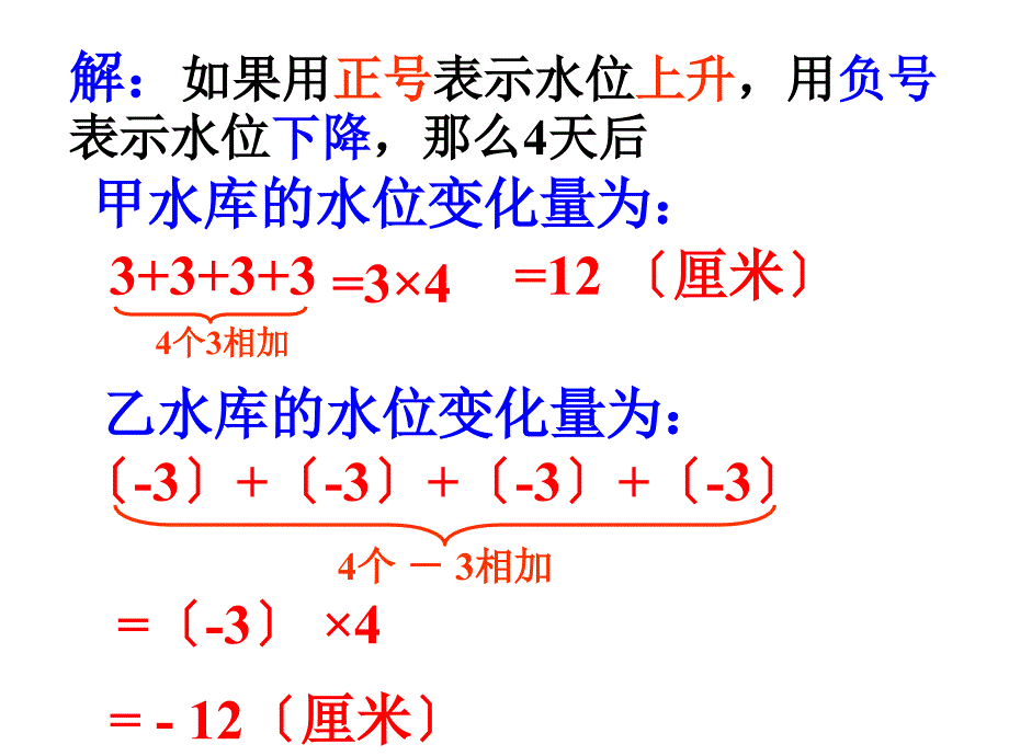 七年级数学2.7.1有理数的乘法(一)ppt课件_第4页