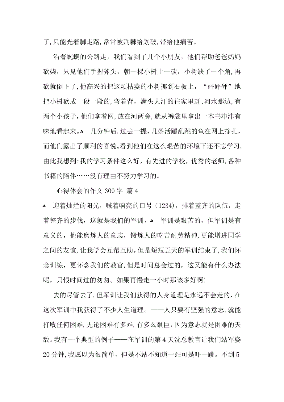 心得体会的作文300字6篇_第3页