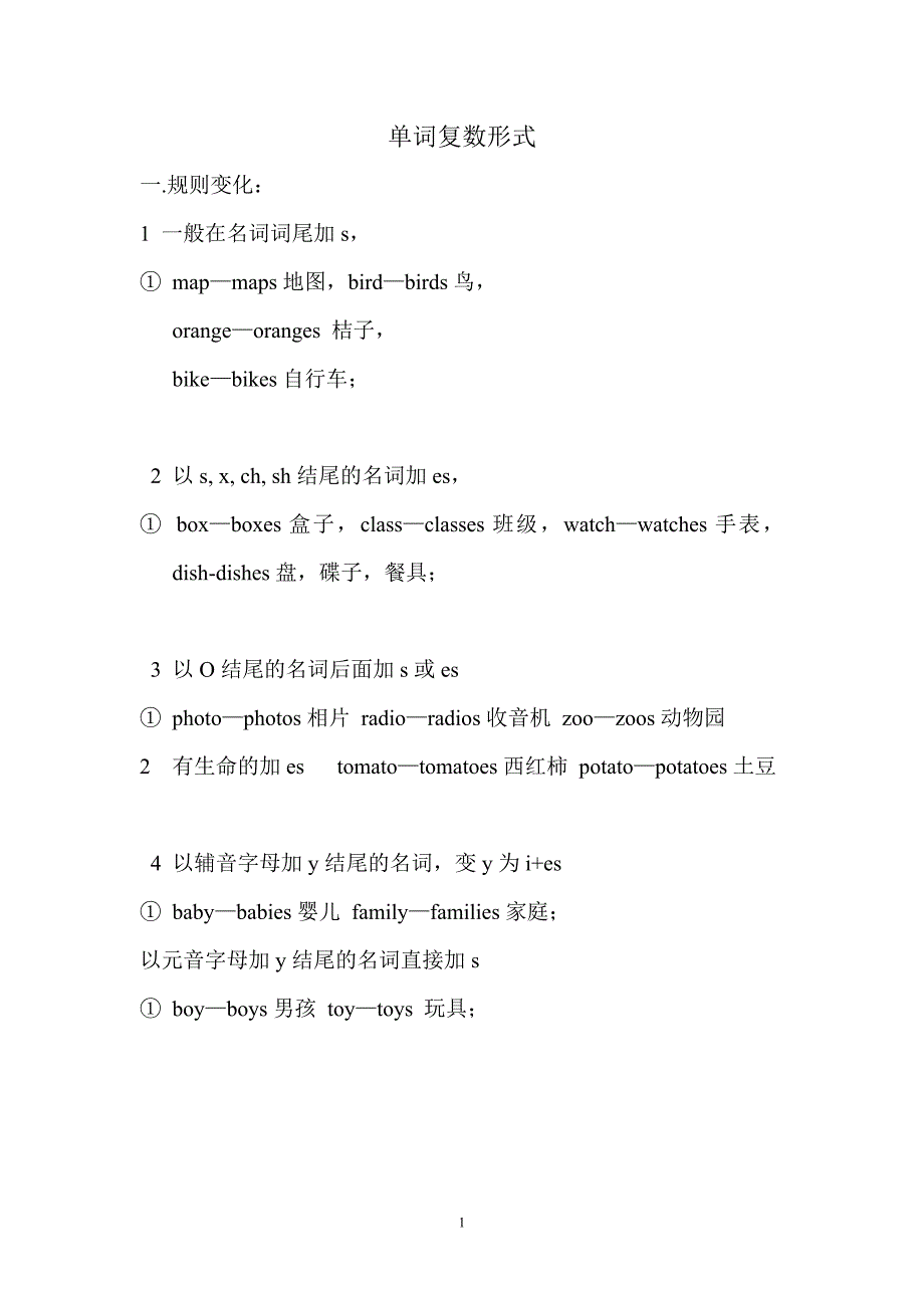 单词复数形式.doc_第1页