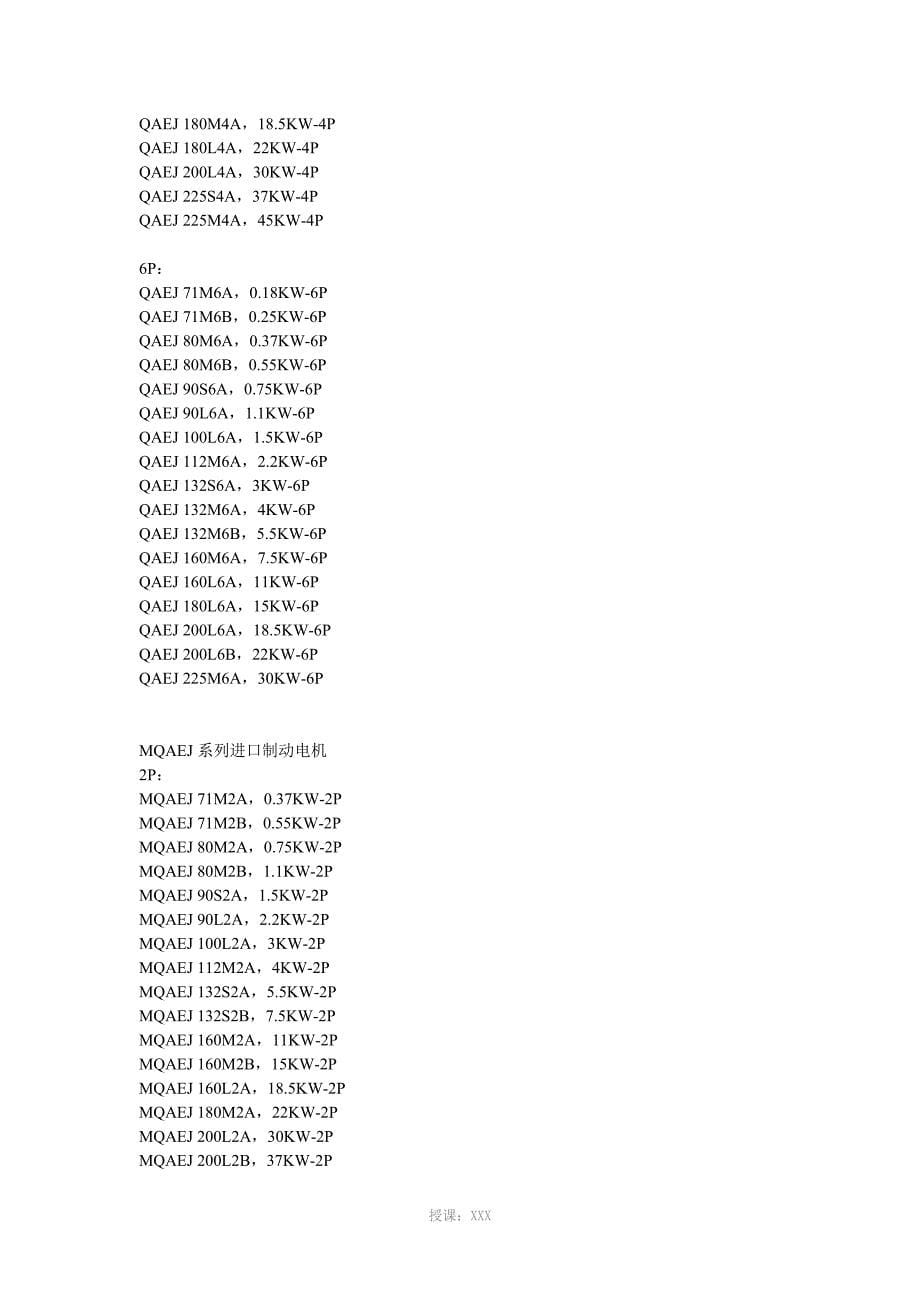 ABB电机型号大全_第5页