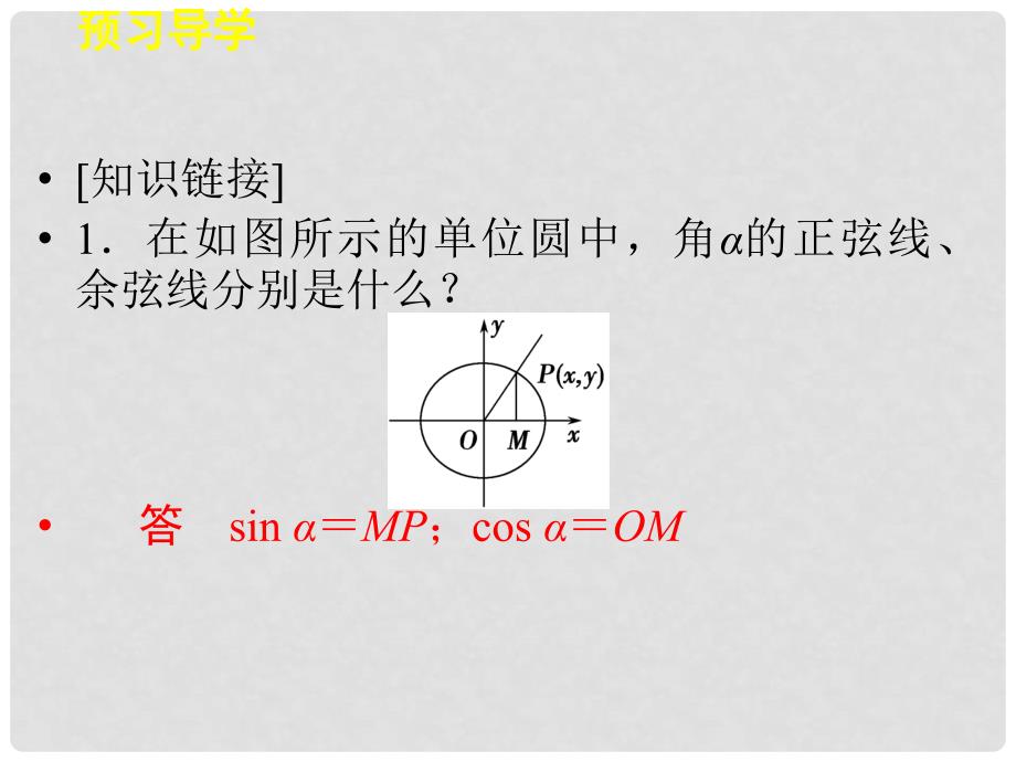 高中数学 3.3.1正弦函数、余弦函数的图象与性质(一)课件 湘教版必修2_第3页