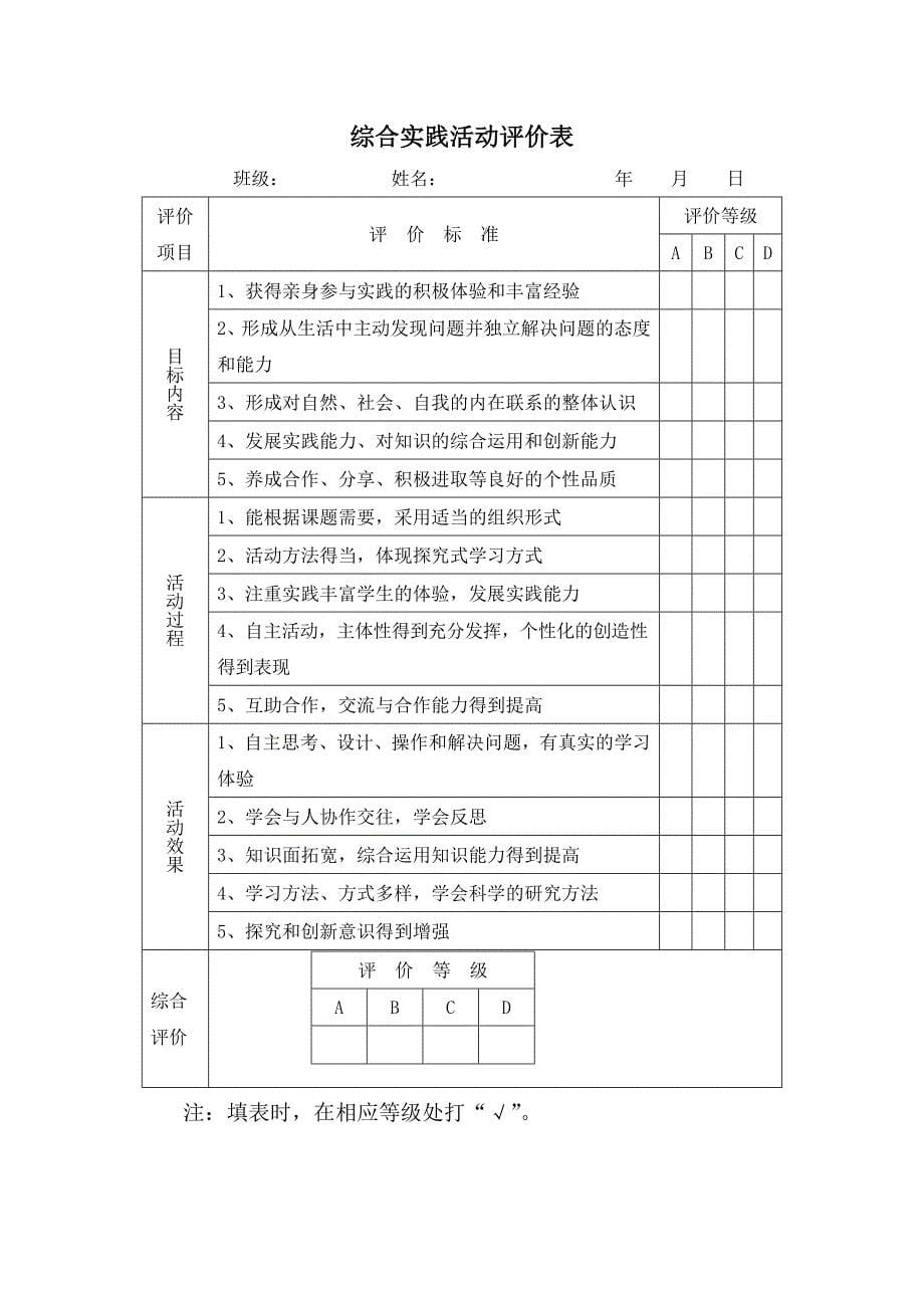 综合实践活动评价方案_第5页