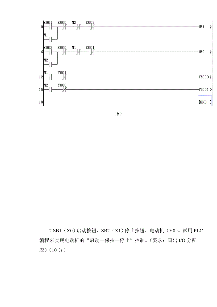 XX职业学校《PLC》期末考试试卷_第3页