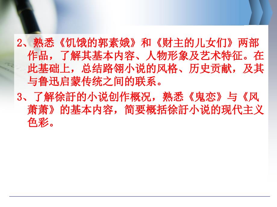 当代文学史：第二十章、二十一章自学内容_第4页