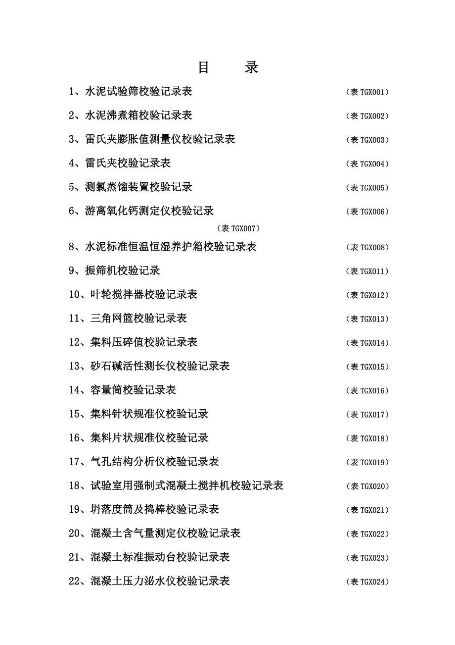 工程试验仪器设备校验记录表_第2页