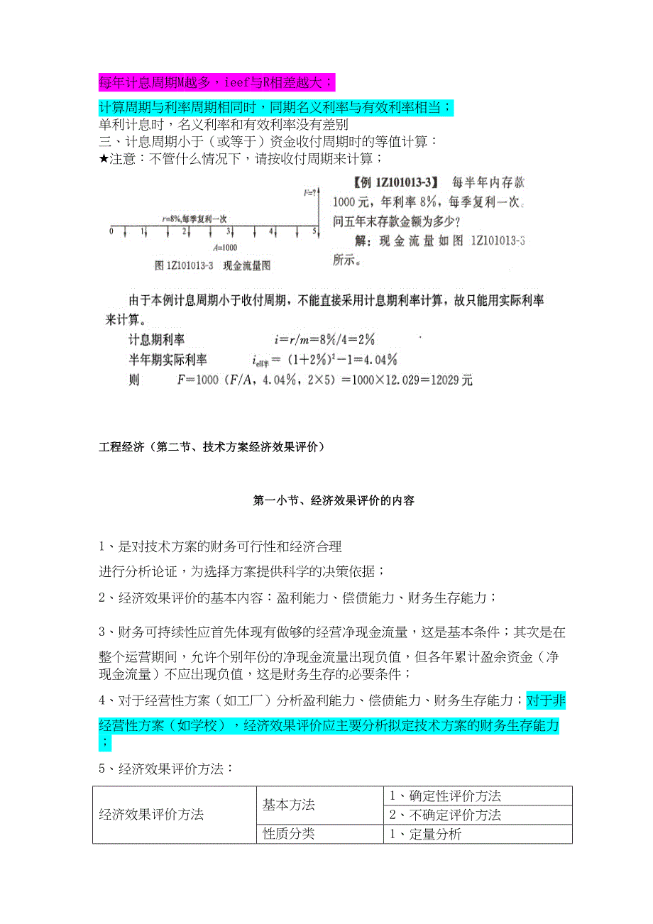 2019一级建造师建设工程经济必考知识点总结(DOC 41页)_第3页