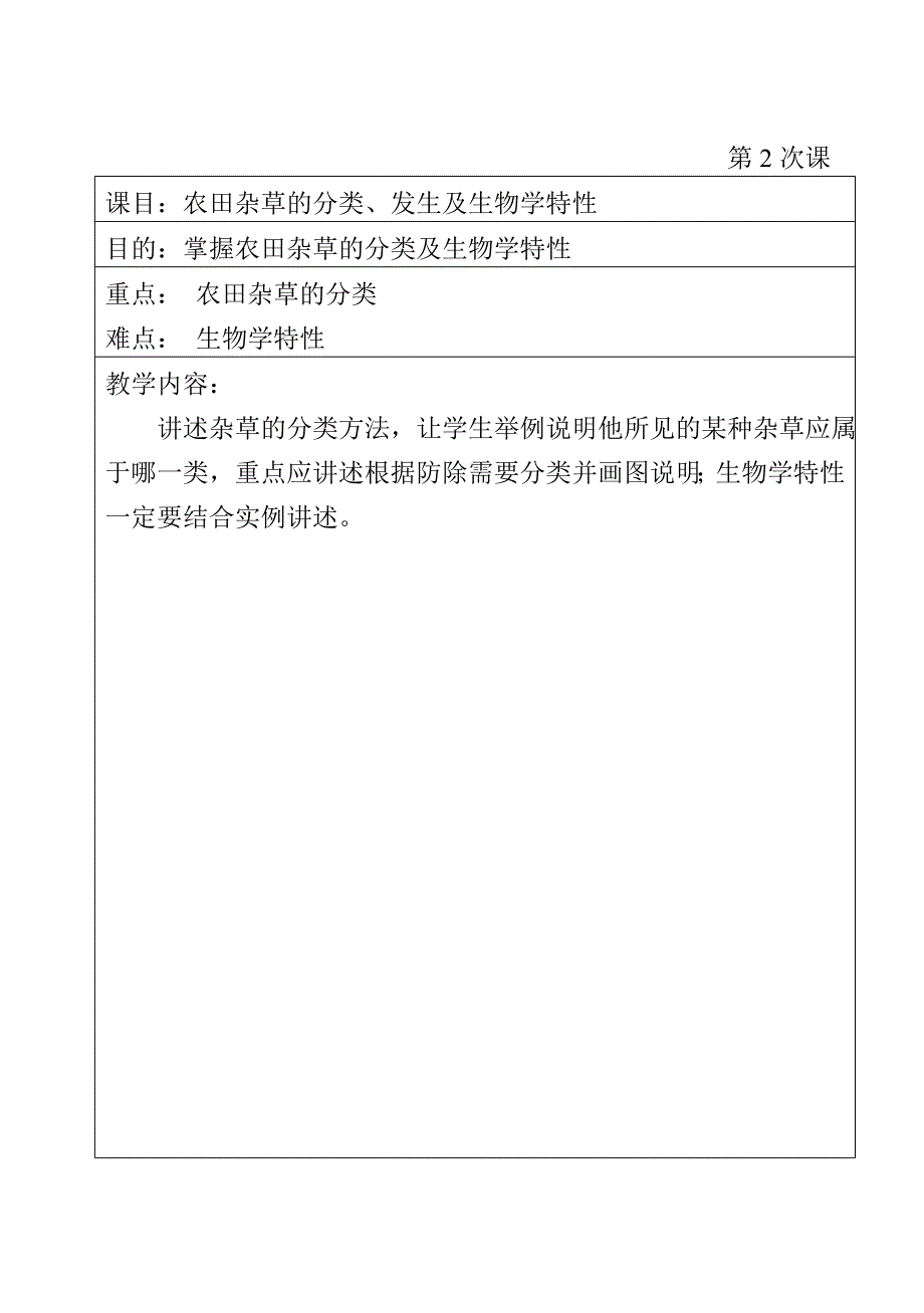 农田杂草及防除教案_第4页