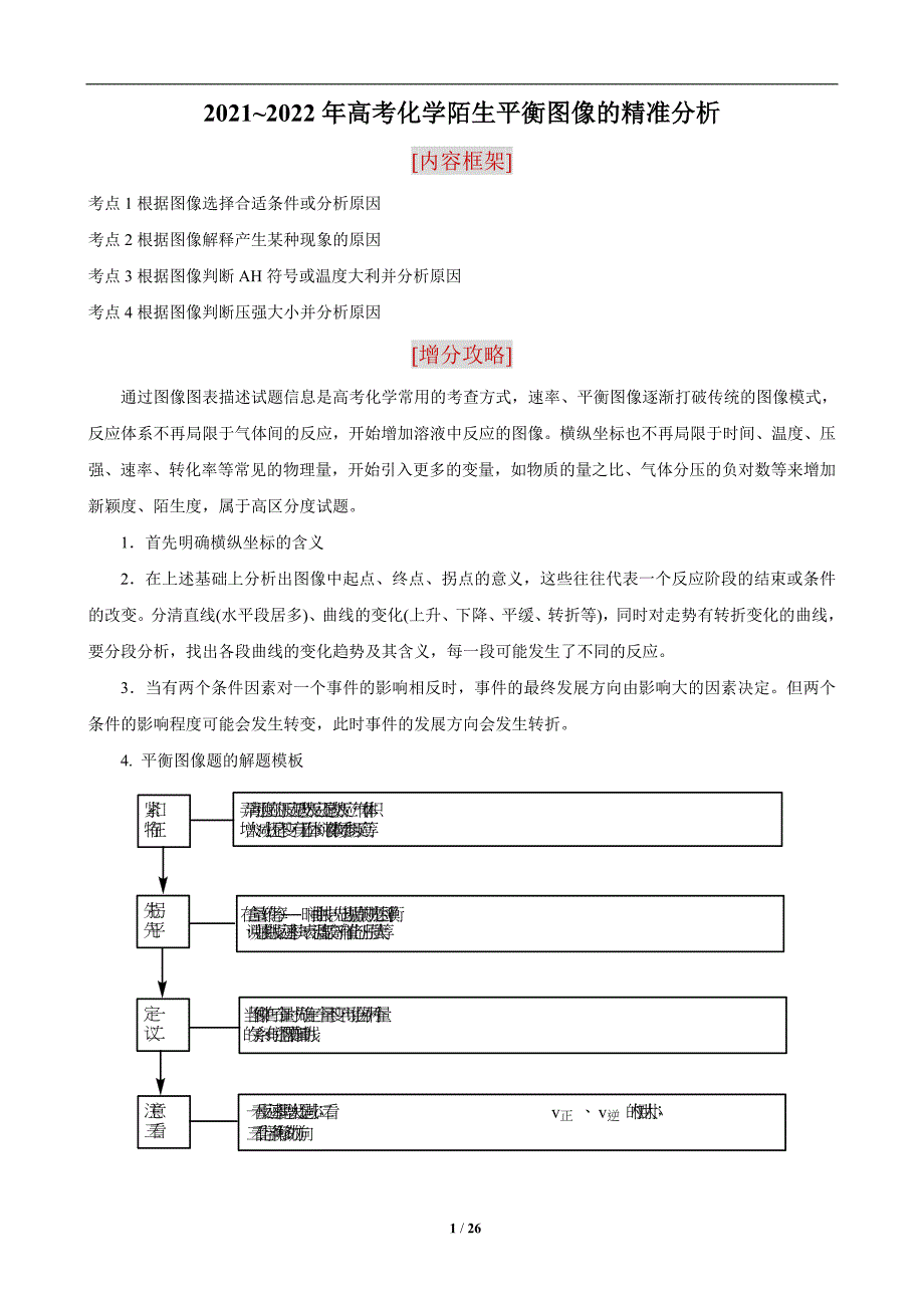 2021~2022年高考化学陌生平衡图像分析、平衡常数等计算（WORD）_第1页