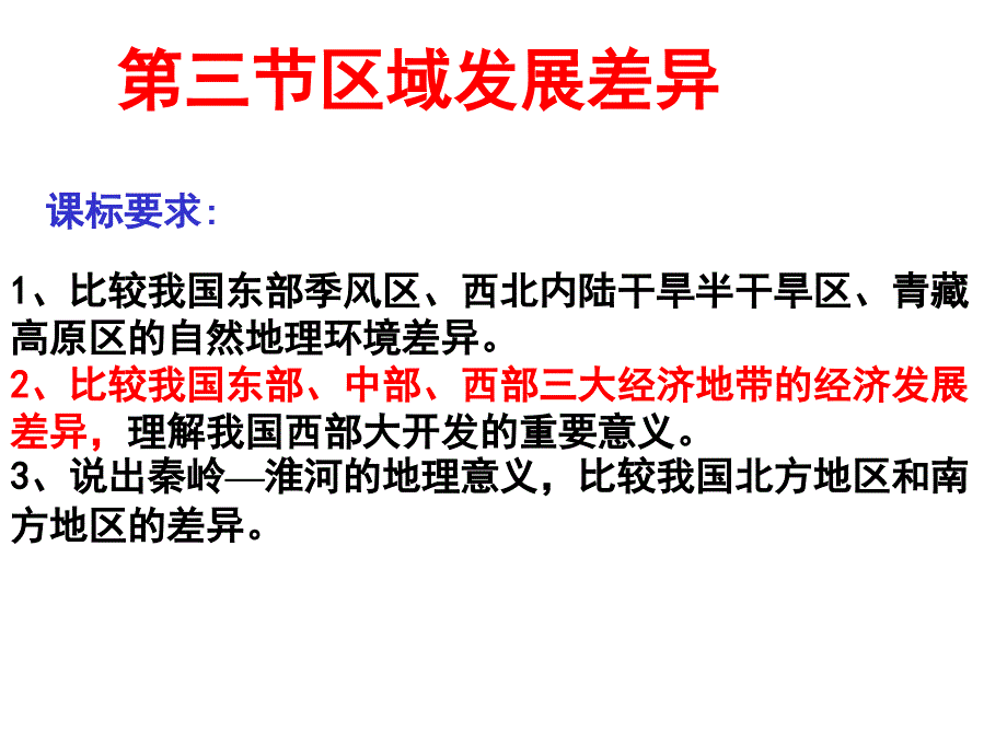 高中地理必修3课件1.3区域发展差异2_第1页