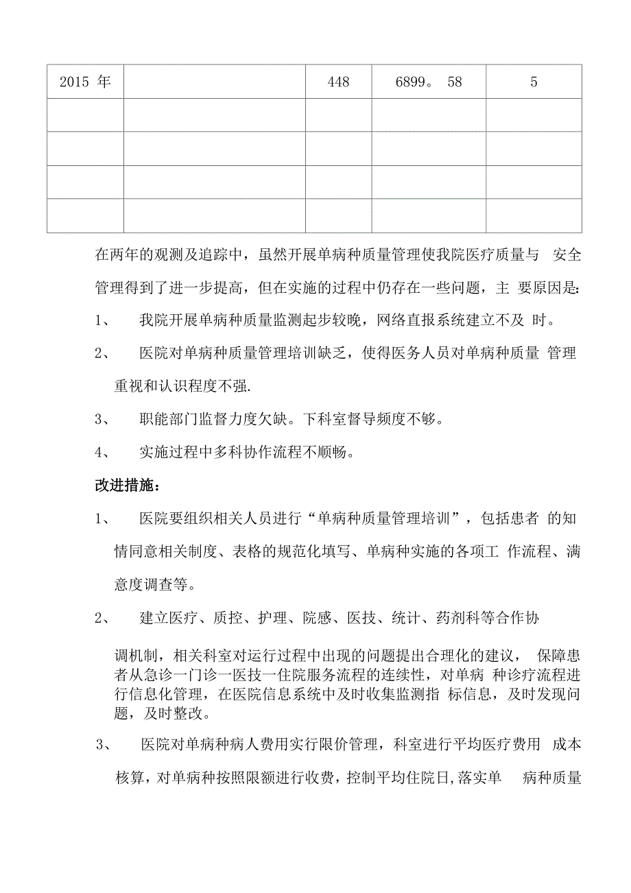 单病种质量管理总结分析_第2页