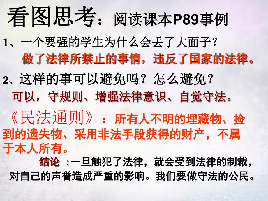 七年级政治下册第七课第2框法不可违课件新人教版_第1页